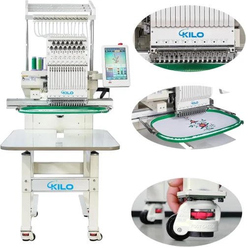 15 Needles Commercial Embroidery Machine