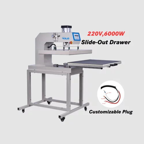 24"x32" Large Format Pneumatic Heat Press with Slide Out Drawer