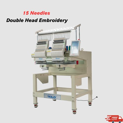 2 Head Embroidery Machine