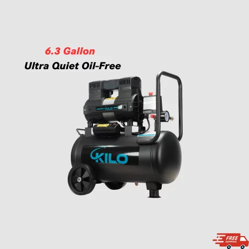 6.3 Gallon Ultra Quiet Oil-Free Air Compressor
